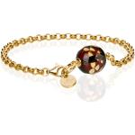 Bracelets de perles pour la Saint-Valentin verts en or à perles 24 carats look fashion pour femme 