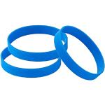 Bracelets silicone bleu ciel en caoutchouc look fashion pour enfant 