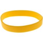 Bracelets silicone jaunes en silicone en lot de 100 pour enfant 