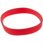 Bracelets silicone rouges en silicone en lot de 100 look fashion pour enfant 