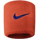Bracelets éponge Nike Swoosh orange en caoutchouc 