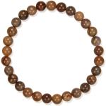 Bracelets marron à perles en bois pour femme 