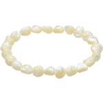 Bracelets blancs à perles fantaisie pour femme 