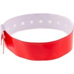 Bracelets rouges en plastique en lot de 100 