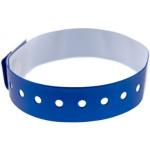 Bracelets bleu roi en métal à strass en lot de 100 