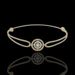 Bracelets de perles Edenly Fleur de Sel en or jaune à perles 9 carats pour femme 