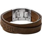 Bracelets Fossil marron en acier en acier look fashion pour homme 