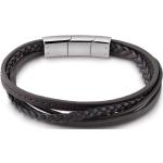 Bracelets Guess noirs en acier en acier look fashion pour homme 