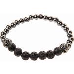 Bracelets de perles Redskins noirs en acier à perles classiques pour bébé 