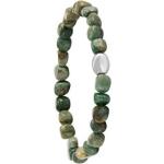 Bracelets de perles Jourdan vert jade à perles look casual pour homme 