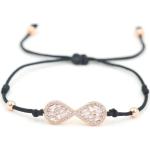 Bracelets porte-bonheurs en cristal à strass personnalisés look fashion pour femme 