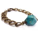 Bracelets turquoise en bronze 