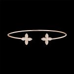 Bracelets porte-bonheurs Edenly en or rose 18 carats pour femme en promo 