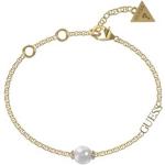 Bracelets de perles Guess Love dorés en acier à perles look fashion pour femme 