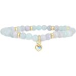 Bracelets de perles Les Interchangeables bleu ciel à perles look fashion pour femme 
