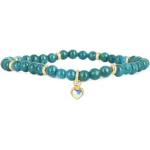 Bracelets de perles Les Interchangeables bleus à perles look fashion pour femme 