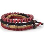 Bracelets Lucléon multicolores en bois à perles en bois look fashion pour homme 