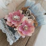 Bracelets de perles rose pastel à perles romantiques 
