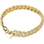 Bracelets de créateur Michael Kors dorés finition brillante look fashion pour femme 