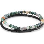 Bracelets de perles Lucléon multicolores en argent à perles pour homme 