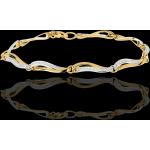 Bracelets Edenly blancs en or jaune en or blanc pour femme en promo 