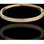 Bracelets en jonc Edenly jaunes en or jaune 18 carats pour femme en promo 