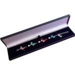Bracelets de perles argentés en cuir synthétique à perles à motif papillons personnalisés pour enfant 