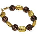 Bracelets de perles dorés en or à perles 14 carats 