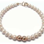 Bracelets de perles dorés à perles pour femme 