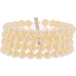 Bracelets de perles blancs en or à perles 18 carats seconde main 