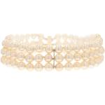 Bracelets de perles jaunes en or à perles à motif hiboux 18 carats seconde main 