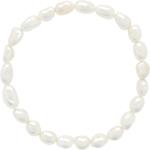 Bracelets porte-bonheurs blancs à perles avec certificat d'authenticité baroques & rococo pour femme en promo 