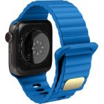 Bracelets de montre Avizar bleus en silicone 