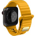 Bracelets de montre Avizar jaunes en silicone 