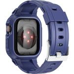 Bracelets de montre Avizar bleu nuit en silicone 