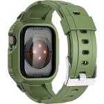 Bracelets de montre Avizar verts en silicone 