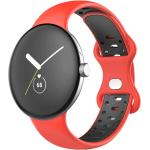Bracelets de montre Avizar rouges en silicone 