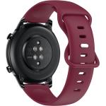 Bracelets de montre Avizar rouge bordeaux en silicone 