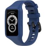 Bracelets de montre Avizar bleus à à boucle ardillon en silicone 