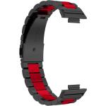 Bracelets de montre Avizar rouges en acier à à boucle déployante 