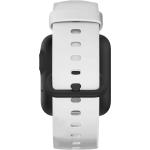 Bracelets de montre Avizar blancs à à boucle ardillon look sportif en silicone en promo 