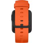 Bracelets de montre Avizar orange à à boucle ardillon look sportif en silicone 