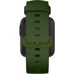 Bracelets de montre Avizar vert foncé à à boucle ardillon look sportif en silicone 