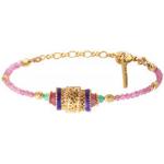 Bracelets de perles Satellite multicolores en métal à perles style ethnique pour femme 