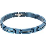 Bracelets Rochet bleus en acier en acier look fashion pour homme 