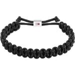 Bracelets Tommy Hilfiger noirs en acier en acier look fashion pour homme 