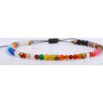 Bracelets de perles en cristal à perles inspirations zen look asiatique pour femme 