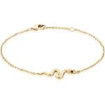 Bracelets à mailles Histoire d'Or dorés en or jaune à motif serpents pour femme 