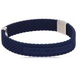 Bracelets Tommy Hilfiger bleu marine en silicone en acier look fashion pour homme 