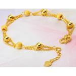 Bracelets en jonc en or à perles 18 carats pour femme en promo 